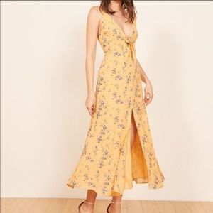 Reformation | Harper Dress in yellow